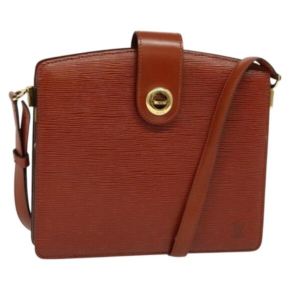 LOUIS VUITTON Epi Capuchin Shoulder Bag Brown M52343 LV Auth 129900 - Picture 1 of 16